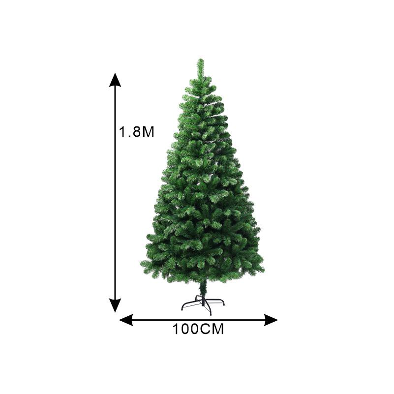 Encrypted Green PVC Christmas Tree - Supermarket Home Decoration