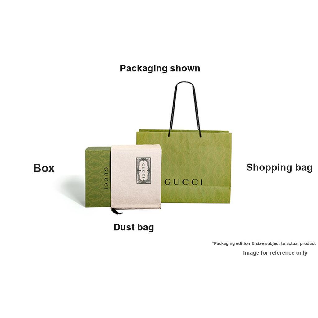 Gucci GG Supreme Canvas Card Holder Unisex Accessories Beige Dark-Brown 817197-FACQC-9773