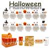 Ghostees Mystery Phone Buddy Cute Halloween Phones Decor Blind Box Collect Hippers Action Figure Mystery Toys Kid Surprise Gifts