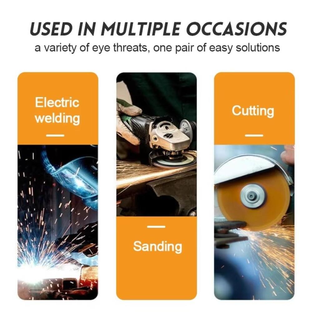 New Automatic Dimming Welding Glasses Anti-glare Auto Darkening Welding Protective Goggles Solar Eye Protective PC Glasses