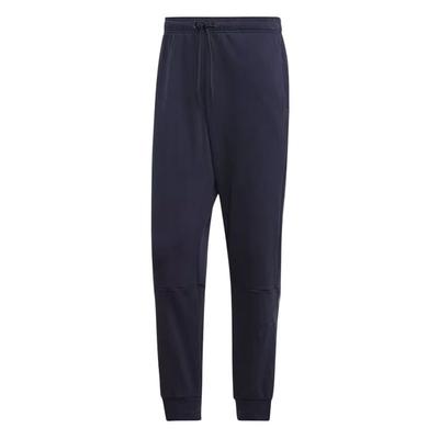 Mid Rise Casual Drawstring Cuffed Knit Sports Pants Men Bottoms Ink-Blue EB5252