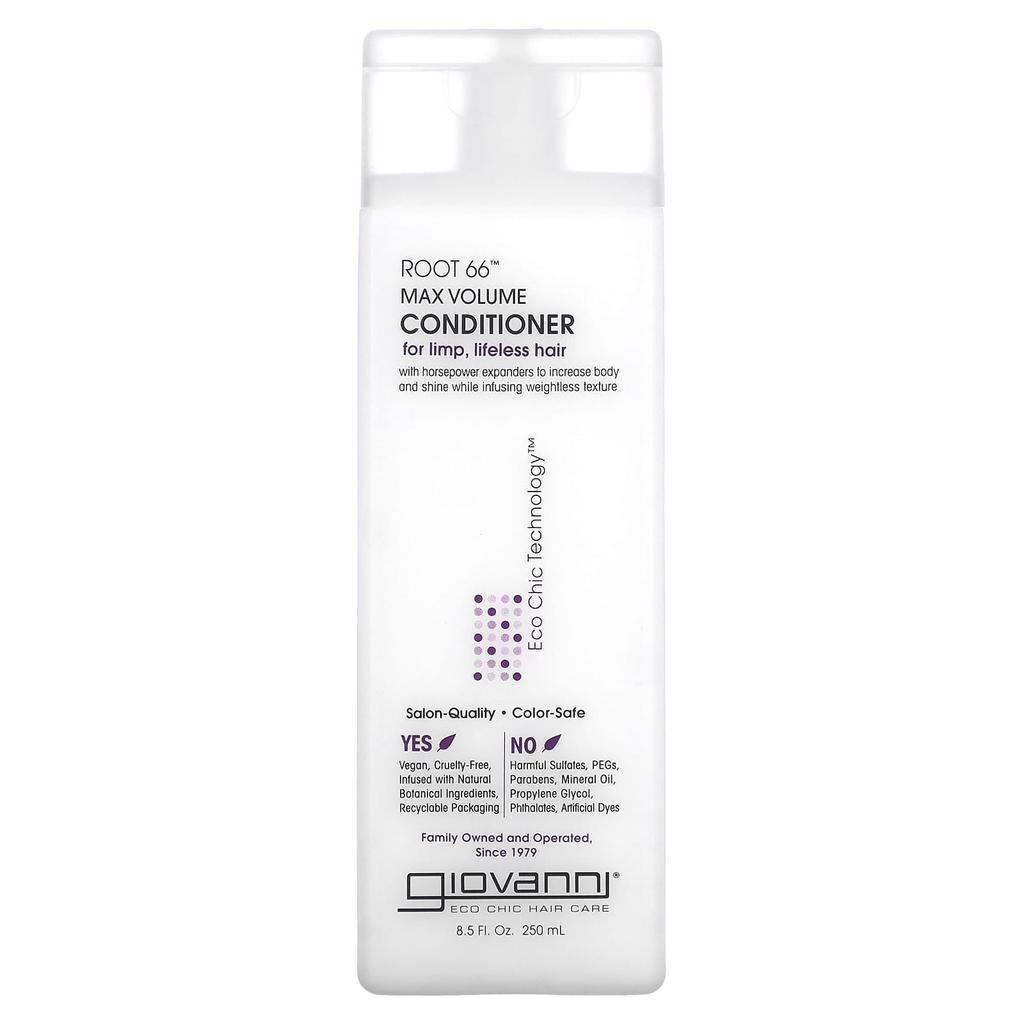 Root 66, Max Volume Conditioner, For Saggy, Lifeless Hair, 250 Ml (8.5 Fl Oz)