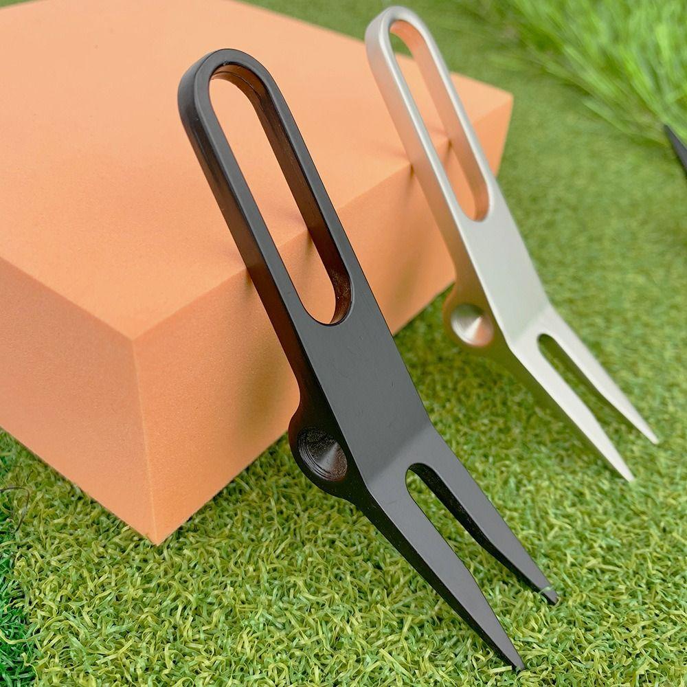 Turf Tool Golf Divot Pitch Repairer Tool Pitchfork Golf Divot tool Golf Fork Golf Training