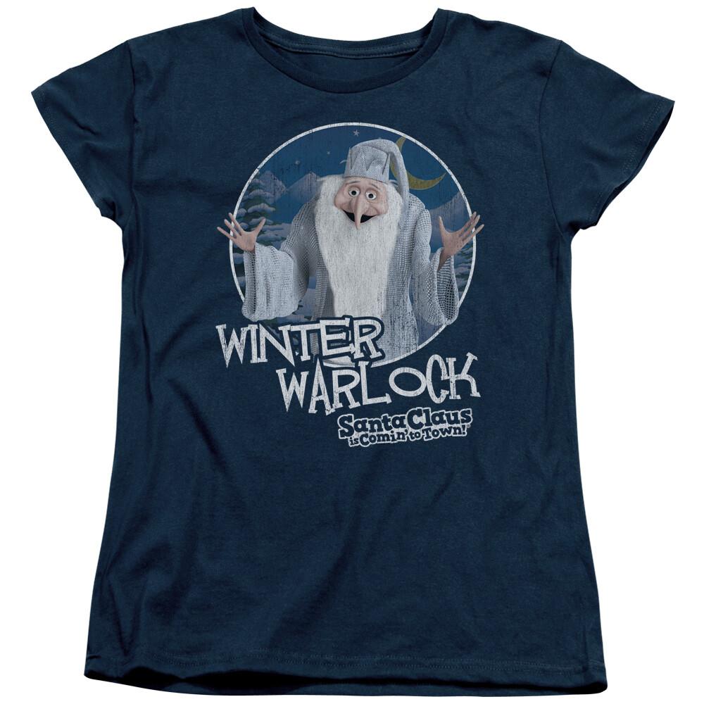 Santa Claus Is Comin To Town Winter Warlock Women s T-Shirt Unisex T-Shirt XL