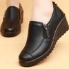 Frühling und Herbst Dickbesohlte Casual Einzelschuhe Keilschuhe Loafers Innen Damen Plateauschuhe