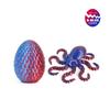 3D Printed Octopus with Eggs Figurine with Flexible Joints for Home Accessories Decor Mysterious Realistic Octopus Figurine Toy