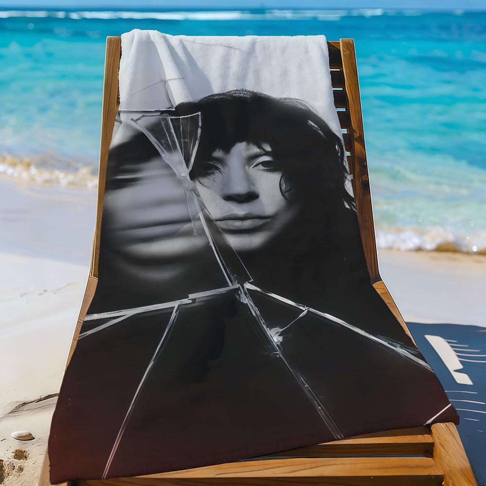 Singer Lady Gaga Mayhem Towel Sports Quick Dry Travel Camping Gear Sandproof Soft Light Large Beach Towel