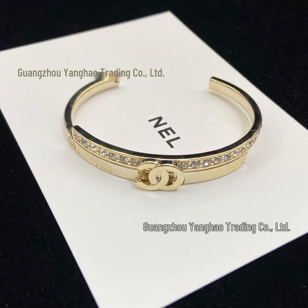 Seiko Women's Vintage Double C Diamond Bangle