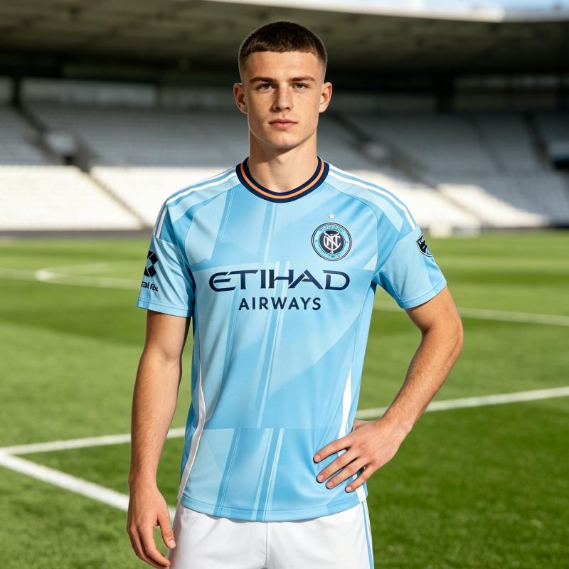 2026 Summer New Fashion New York Soccer Jersey Men's Women Quick Drying Breathable Football Fan T-shirt Sports Family Kids Tees
