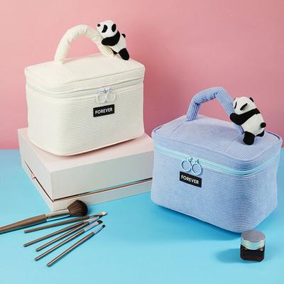 Lehká Praktická Pohodlná Kreslená Panda Cestovní Kosmetická Taška Taška na Make-up