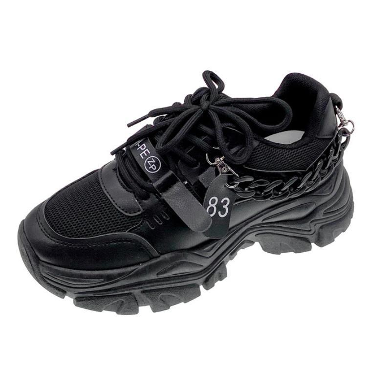 Platform Shoes Woman Luxury Shoes for Women Chains Designer Womens Shoes Light Leisure Walk Shoes Fashion Women's Sneakers