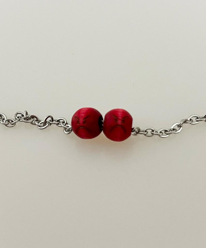 Sexto [Bracelet][Surgical Steel] Anti-Smile Bracelet Blue