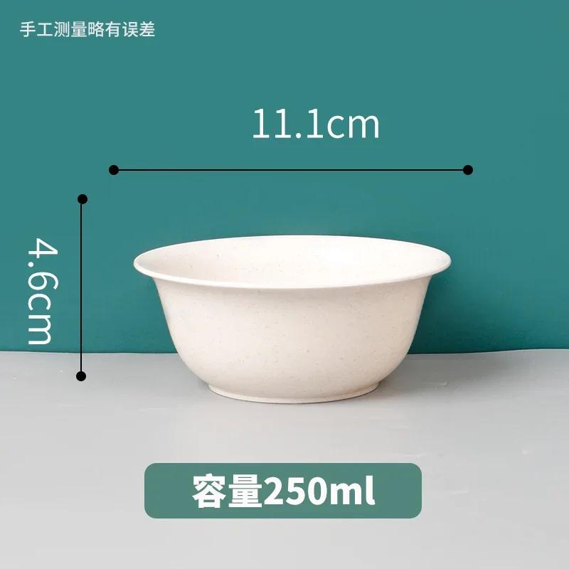 25PCS Disposable Rice Husk Bowl Thickened and Hard Food Grade Biodegradable Household Rice Bowl