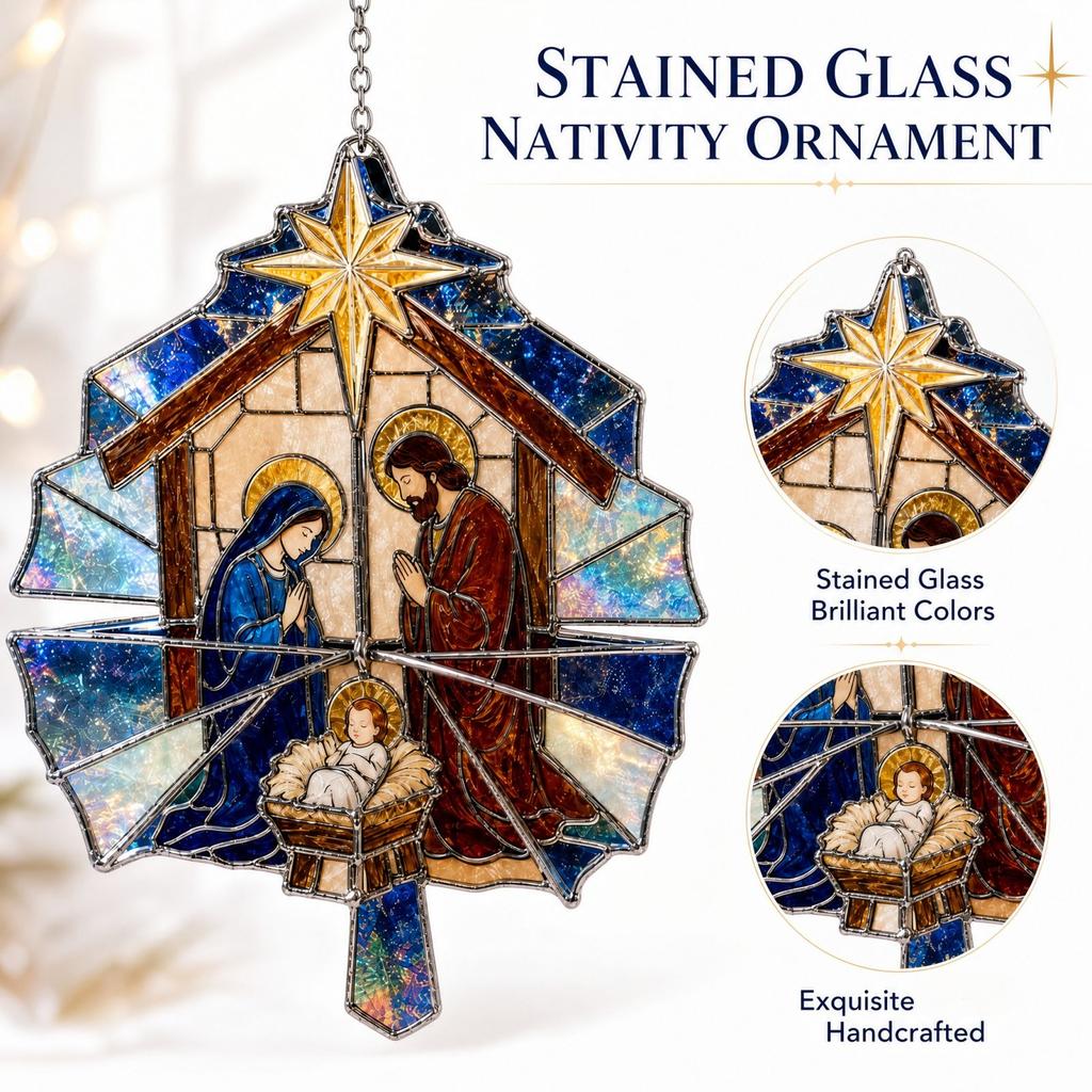 Christmas Light Catcher Ornament Hanging Decoration for Christmas Tree Home Decor