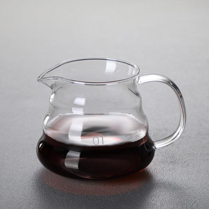 Shangqi Wolkenförmiges Handaufguss-Kaffeezubereitungsset aus Glas