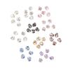 50 Pcs Nail Crystal Rhinestones 10 Types Multi Shapes Jewels Stones Sparkle 3D Nail Art Charms for