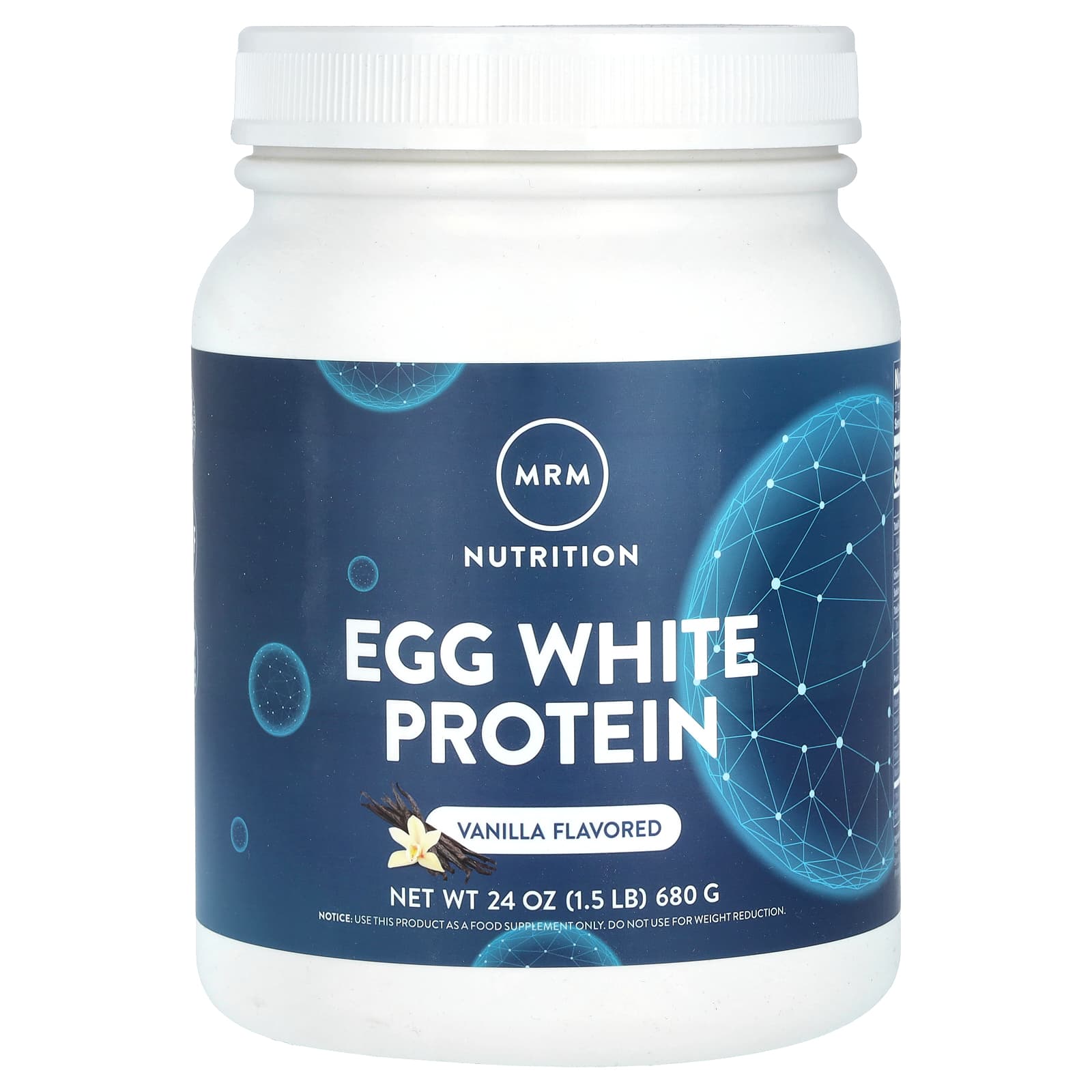 

MRM Nutrition, Egg White Protein, Vanilla, 1.5 lb (680 g)