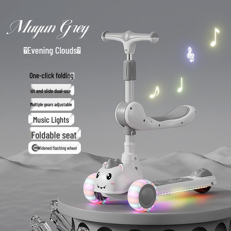 Kids' Folding Scooter - Ages 2-10, Boys & Girls