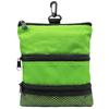 Bolsa de Golfe de Três Camadas Portátil com Zíper para Pendurar na Cintura Porta-Acessórios para Tacos de Golfe com Clipe para Fixação Fácil