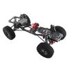 RC Car Chassis Kit, RC Car Frame Set with CNC Aluminum Alloy    Winch Mount Carbon   Frame for 31300CMm Wheelbase