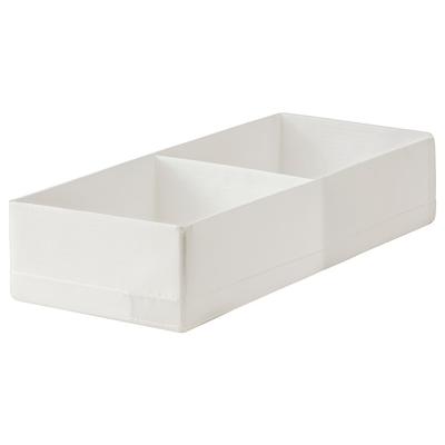 STUK Box with Compartments White (20 X 51 X 10 Cm),