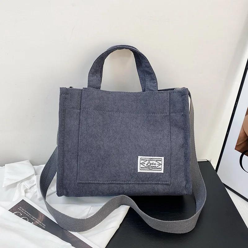 

Винтажная сумка-тоут, ретро-мессенджер, сумки через плечо, кошелек, повседневные женские сумки, сумка через плечо 25x20x8cm серый