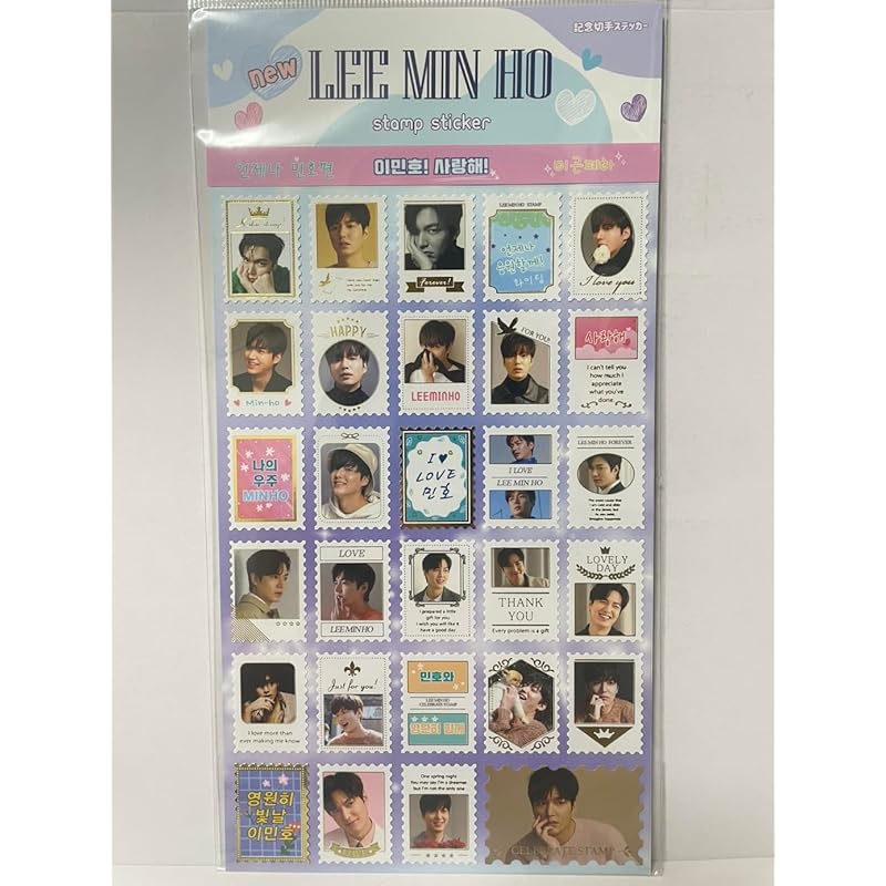 

Lee Min Ho Goods stamp sticker stamp sticker With message card (LEEMINHO) ST [product]