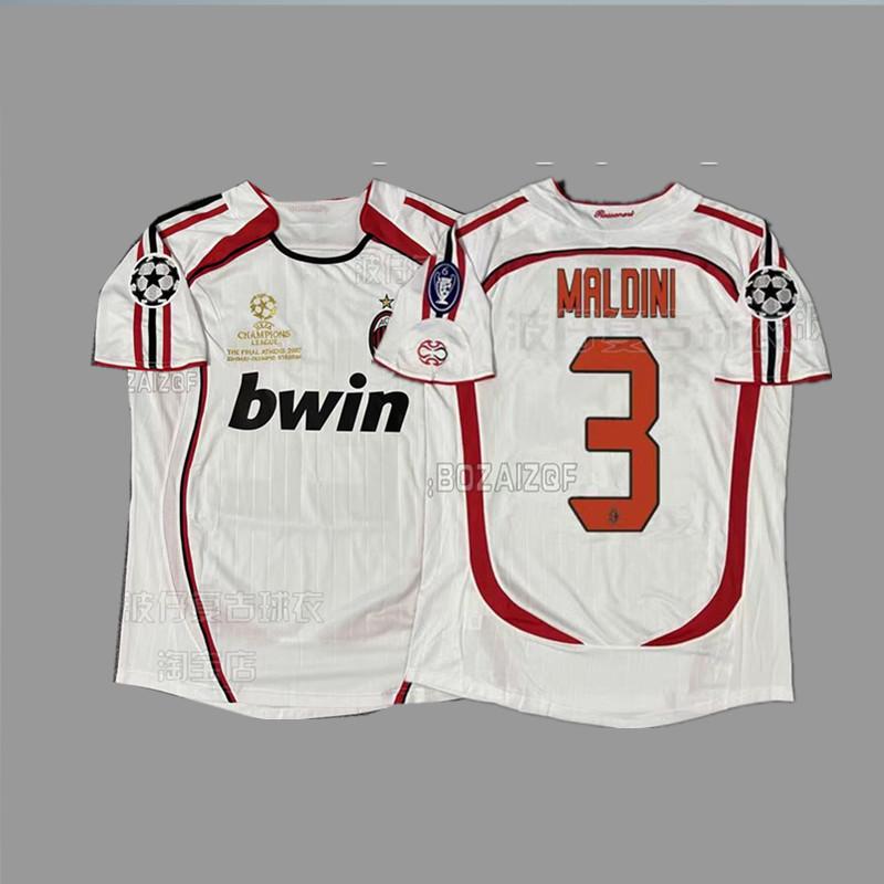 Maglia da calcio vintage Beckham Zidane Messi C Ronaldo maglia classica da campionato