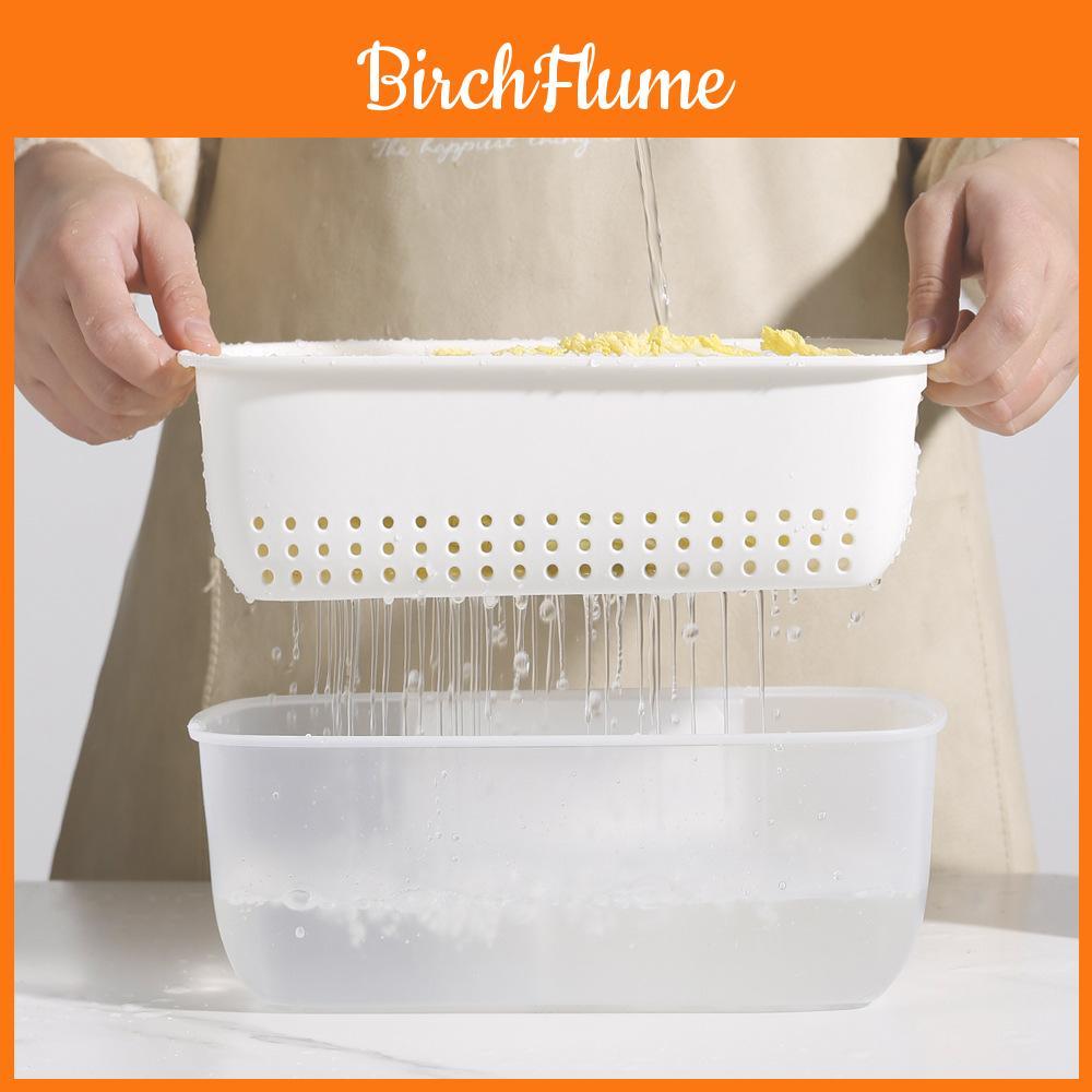 Kitchen Hanging Dish Drying Basket With Double Layer Design For Modern Home Use
