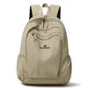 Colorblock Nylon Schulrucksack mit Reißverschlusstasche vorne Lässiger Leichter Tagesrucksack für den täglichen Gebrauch