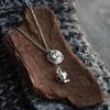Retro Coffee & Tea Cup Pendant Necklace - Unique Sweater Chain Accessory