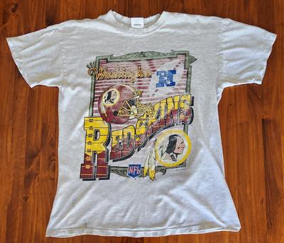 Vintage Washington Redskins T-Shirt Größe L NFL Football Meister 90er Jahre Sport 1993 SSI