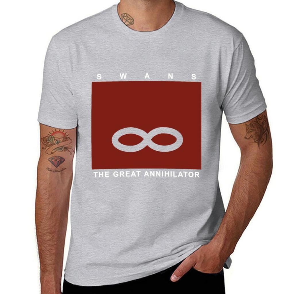 Swans The Great Annihilator T-Shirt T-Shirt Tops Animal Prinfor Boys Sublime T Shirts for Men Graphic
