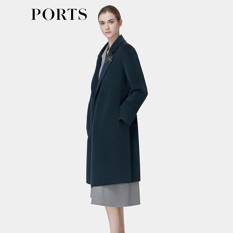 

PORTS Женское элегантное пальто из шерстяной смеси 4