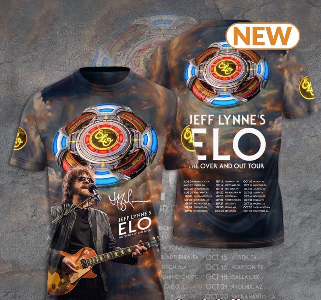 Electric Light Orchestra Jeff Lynne Elo Signatures 3D Shirt For Men C468 XXL