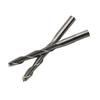 10pcs 1/8 Inch 2-Flutes Flat Nose Spiral Carbide End Mill CNC Router Bits 22mm