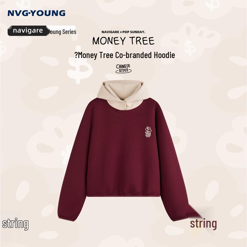 Худи женский NVG·YOUNG x POPSUNDAY Lucky Tree XL