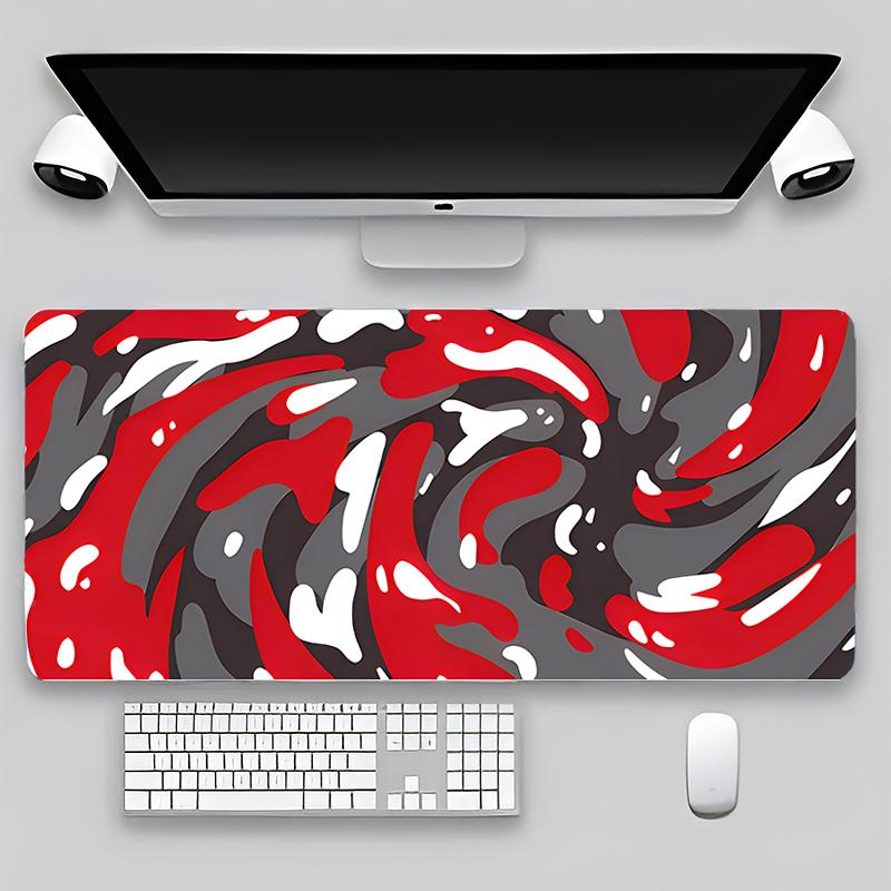 Terrain Map Contours Keyboard Gamer Carpet Rubber Mat Full Gamer Pc Keyboard Mouse Gamer Table Gaming Pc 90x40cm
