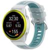 20mm 22mm Uhrenarmband für Garmin Forerunner 570 47mm 42mm/265/255/Venu 3 Halbtransparentes Silikonarmband Vivoactive 6/5 Band