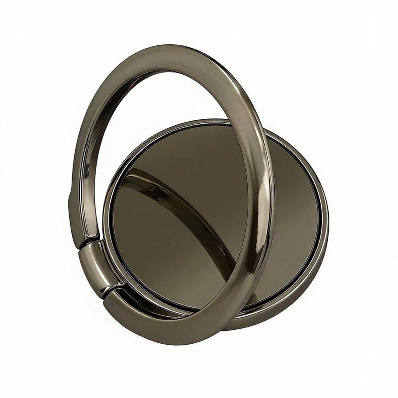 

3.5Mm Ultra-thin Metal Mobile Phone Ring Bracket Rotates 360 Degrees, Mobile Phone Ring Buckle, Lazy чёрный
