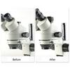 Microscope Adapter CTV Microscope Lens Camera Interface Adapters Mount Lens Adapter Microscope Accessory for Trinocular