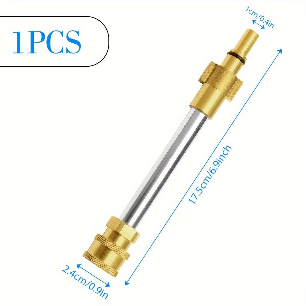1pc Pressure Washer Adapter For Bosch AQT, 1/4'' Quick Connect Water Gun Head Adapter, Washer Spray Wand Couple