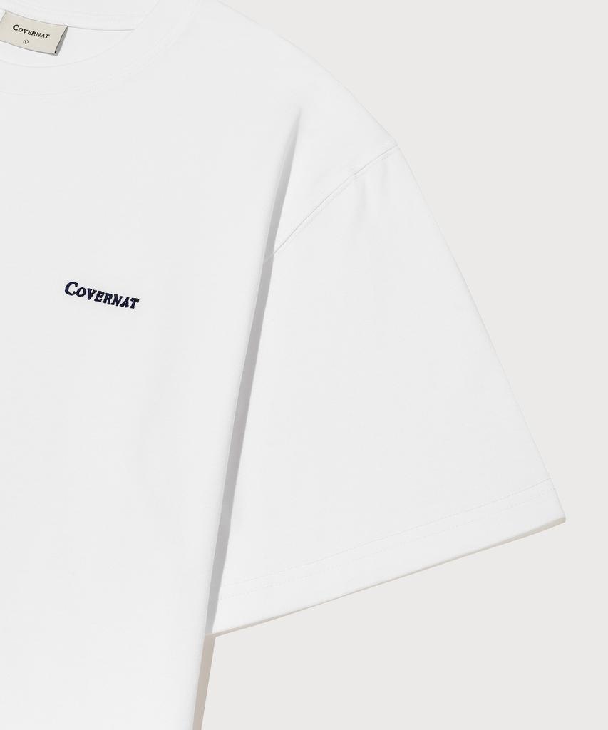 COVERNAT Small Logo T-Shirt White