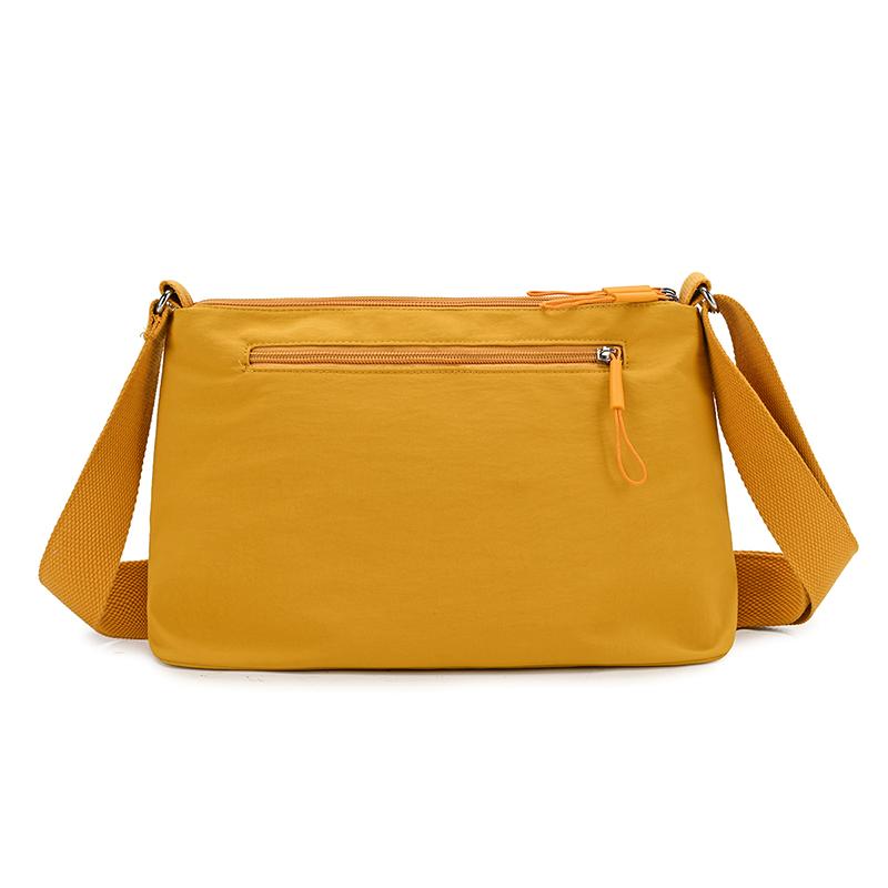 Nylon Crossbody Bag Women's Lightweight Commuter Shoulder Bag Multi-compartment Small Square Bag