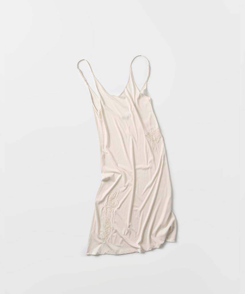 Beleuso Lace Panel Slip Dress