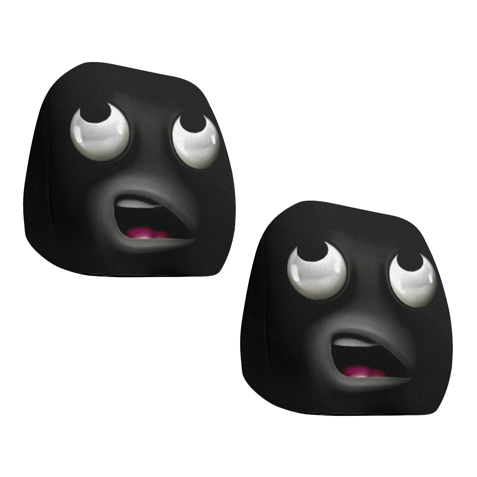 

Комплект из 2 эластичных чехлов на подголовник с мультяшным автомобилем, забавный дизайн с большими глазами, универсальная посадка для легковых автомобилей, грузовиков, фургонов, прочная полиэстеровая ткань 5