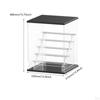 Acrylic Case for Displaying Miniature Models and Figurines, Storage Solution Home Desk