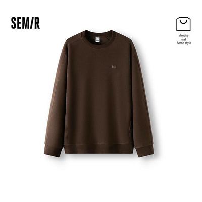 Semir Men's Winter Pullover Sweatshirt with Emblem