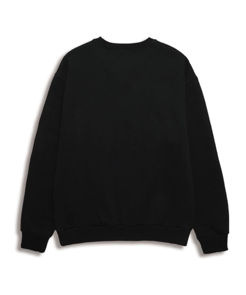 Ujeu Classic Logo Oversized Sweatshirt (Dplts008) Black