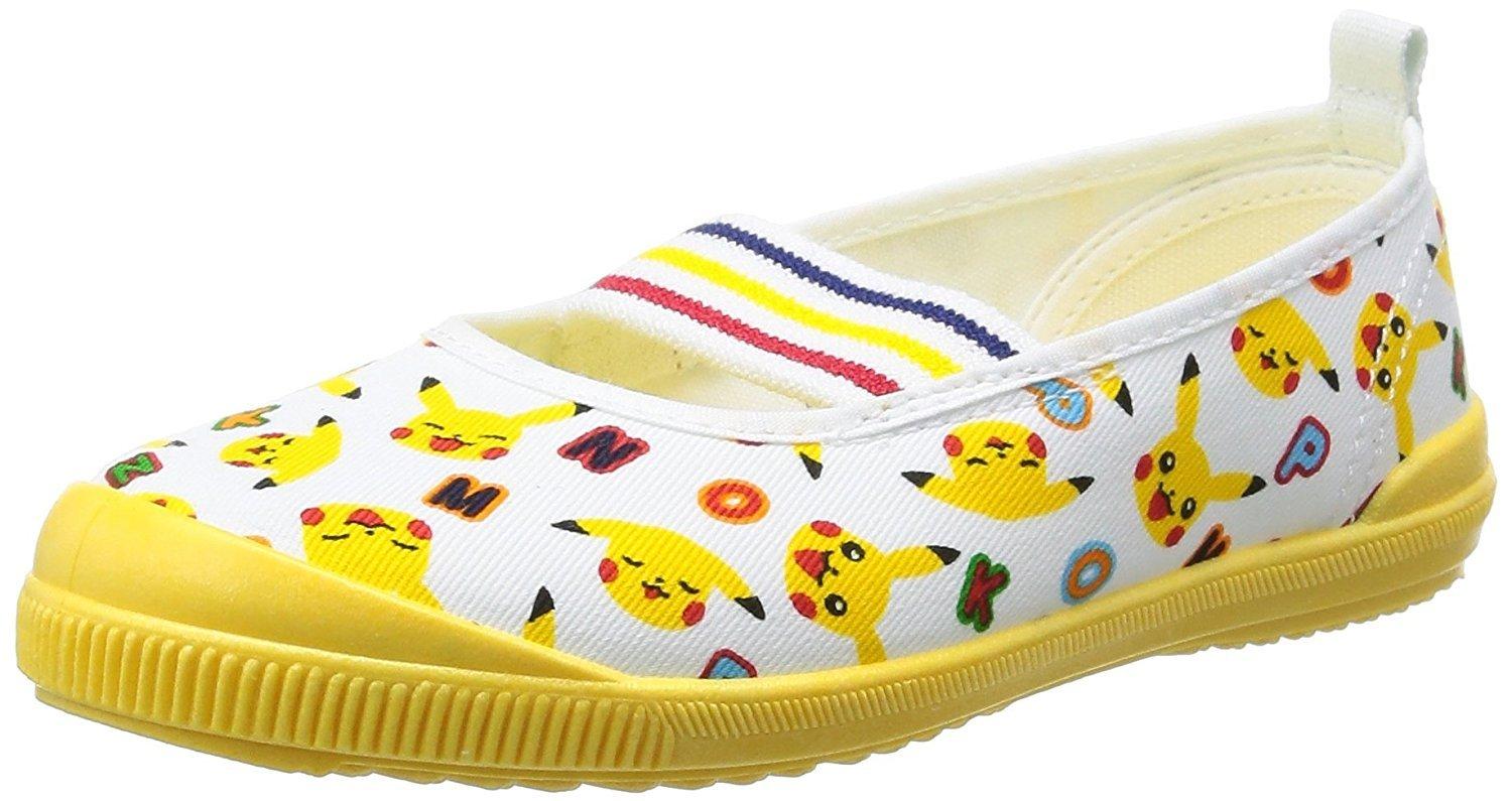 POCKET MONSTER Pokemon S04 Indoor 17 2E Boys  Shoes, White, cm, белый